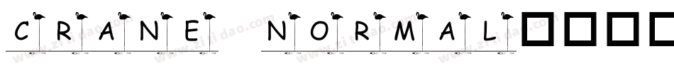 Crane Normal字体转换